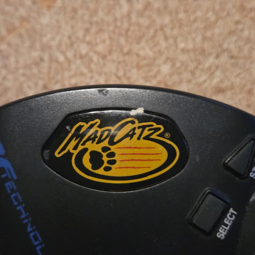 Mad Catz Lynx Wireless Controller PS2 Black Good RF Gamepad‎ 80478